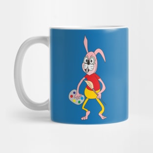 Rabbit artist Mug